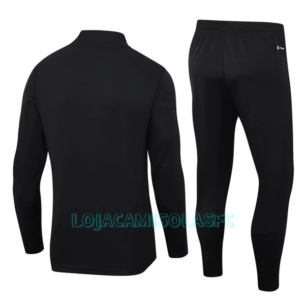Sweat de Treino Conjunto Inter Miami CF Homem Quarto-Zíper 2023/24 Preta