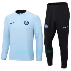 Sweat de Treino Conjunto Inter Milan Homem Quarto-Zíper 2023/24 Azul Sweat de Treino Conjunto Inter Milan Homem Quarto-Zíper 2023/24 Azul