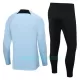 Sweat de Treino Conjunto Inter Milan Homem Quarto-Zíper 2023/24 Azul