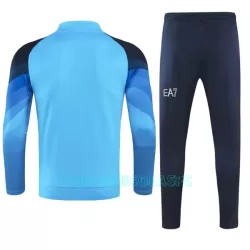 Sweat de Treino Conjunto Napoli Homem Quarto-Zíper 2023/24 Azul
