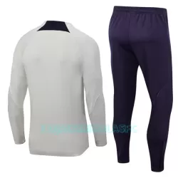 Sweat de Treino Conjunto Paris Saint-Germain Homem Quarto-Zíper 2023/24 Branca