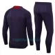 Sweat de Treino Conjunto Paris Saint-Germain Homem Quarto-Zíper 2023/24 Roxo