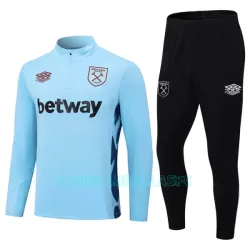 Sweat de Treino Conjunto West Ham United Homem Quarto-Zíper 2023/24 Azul Sweat de Treino Conjunto West Ham United Homem Quarto-Zíper 2023/24 Azul