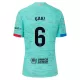 Camisola FC Barcelona Gavi 6 Criança Equipamento 3ª 2023/24
