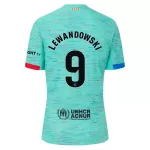 Camisola FC Barcelona Lewandowski 9 Homem Equipamento 3ª 2023/24