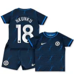 Camisola Chelsea Nkunku 18 Criança Equipamento 2ª 2023/24