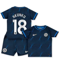 Camisola Chelsea Nkunku 18 Criança Equipamento 2ª 2023/24 Camisola Chelsea Nkunku 18 Criança Equipamento 2ª 2023/24