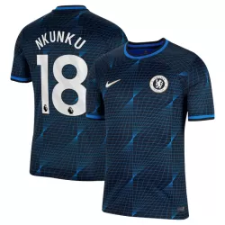 Camisola Chelsea Nkunku 18 Homem Equipamento 2ª 2023/24 Camisola Chelsea Nkunku 18 Homem Equipamento 2ª 2023/24