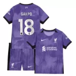 Camisola Liverpool Gakpo 18 Criança Equipamento 3ª 2023/24