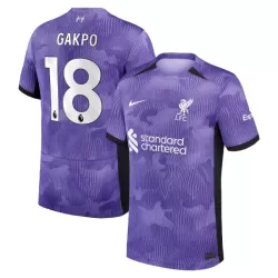 Camisola Liverpool Gakpo 18 Homem Equipamento 3ª 2023/24 Camisola Liverpool Gakpo 18 Homem Equipamento 3ª 2023/24