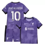 Camisola Liverpool Mac Allister 10 Criança Equipamento 3ª 2023/24