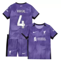 Camisola Liverpool Virgil 4 Criança Equipamento 3ª 2023/24 Camisola Liverpool Virgil 4 Criança Equipamento 3ª 2023/24