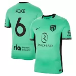 Camisola Atlético Madrid Koke 6 Homem Equipamento 3ª 2023/24