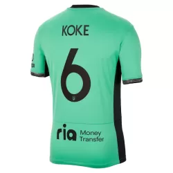 Camisola Atlético Madrid Koke 6 Homem Equipamento 3ª 2023/24