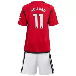 Camisola Manchester United Højlund 11 Criança Equipamento 1ª 2023/24
