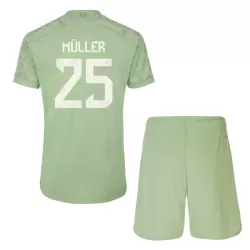 Camisola FC Bayern de Munique Müller 25 Criança Equipamento 3ª 2023/24 Camisola FC Bayern de Munique Müller 25 Criança Equipamento 3ª 2023/24
