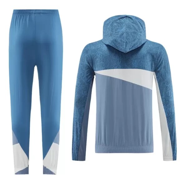 Capuz Conjunto de Moletom de Treino Olympique Marseille Homem Quarto-Zíper 2023/24 Azul