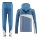 Capuz Conjunto de Moletom de Treino Olympique Marseille Homem Quarto-Zíper 2023/24 Azul