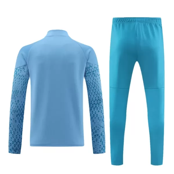 Casaco de Treino Conjunto Manchester City Homem 2023/24 Azul