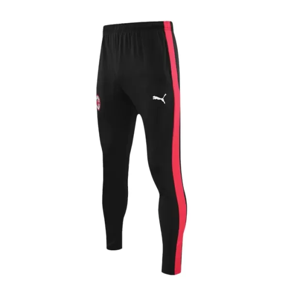 Conjunto de Moletom de Treino AC Milan Homem Quarto-Zíper 2023/24 Preta Vermelha