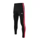 Conjunto de Moletom de Treino AC Milan Homem Quarto-Zíper 2023/24 Preta Vermelha