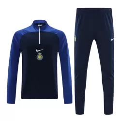 Conjunto de Moletom de Treino Al Nassr Homem Quarto-Zíper 2023/24 Azul Preto Conjunto de Moletom de Treino Al Nassr Homem Quarto-Zíper 2023/24 Azul Preto