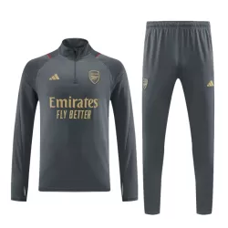 Conjunto de Moletom de Treino Arsenal Homem Quarto-Zíper 2023/24 Cinza Conjunto de Moletom de Treino Arsenal Homem Quarto-Zíper 2023/24 Cinza
