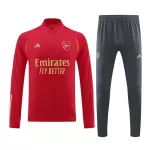 Conjunto de Moletom de Treino Arsenal Homem Quarto-Zíper 2023/24 Vermelha