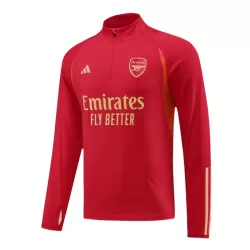 Conjunto de Moletom de Treino Arsenal Homem Quarto-Zíper 2023/24 Vermelha