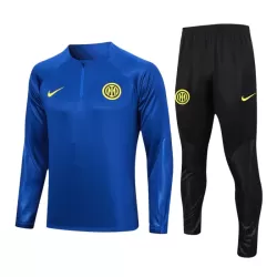 Conjunto de Moletom de Treino Inter Milan Homem Quarto-Zíper 2023/24 Azul Conjunto de Moletom de Treino Inter Milan Homem Quarto-Zíper 2023/24 Azul