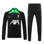 Conjunto de Moletom de Treino Liverpool Homem Quarto-Zíper 2023/24 Preta