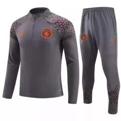 Conjunto de Moletom de Treino Manchester City Homem Quarto-Zíper 2023/24 Cinza Conjunto de Moletom de Treino Manchester City Homem Quarto-Zíper 2023/24 Cinza