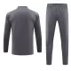 Conjunto de Moletom de Treino Manchester City Homem Quarto-Zíper 2023/24 Cinza