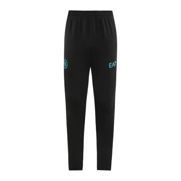 Conjunto de Moletom de Treino Napoli Homem Quarto-Zíper 2023/24 Preta