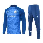 Conjunto de Moletom de Treino Olympique Marseille Homem Quarto-Zíper 2023/24 Azul