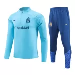 Conjunto de Moletom de Treino Olympique Marseille Homem Quarto-Zíper 2023/24 Azul