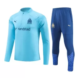 Conjunto de Moletom de Treino Olympique Marseille Homem Quarto-Zíper 2023/24 Azul Conjunto de Moletom de Treino Olympique Marseille Homem Quarto-Zíper 2023/24 Azul