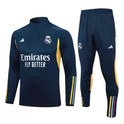 Conjunto de Moletom de Treino Real Madrid Homem Quarto-Zíper 2023/24 Navy Conjunto de Moletom de Treino Real Madrid Homem Quarto-Zíper 2023/24 Navy