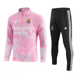 Conjunto de Moletom de Treino Real Madrid Homem Quarto-Zíper 2023/24 Rosa Conjunto de Moletom de Treino Real Madrid Homem Quarto-Zíper 2023/24 Rosa