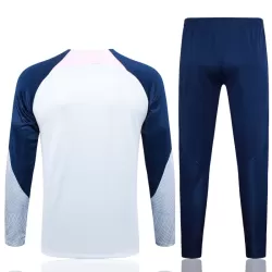 Conjunto de Moletom de Treino Tottenham Hotspur Homem Quarto-Zíper 2023/24 Branca