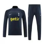 Conjunto de Moletom de Treino Tottenham Hotspur Homem Quarto-Zíper 2023/24 Navy