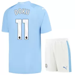 Camisola Manchester City Doku 11 Criança Equipamento 1ª 2023/24 Camisola Manchester City Doku 11 Criança Equipamento 1ª 2023/24