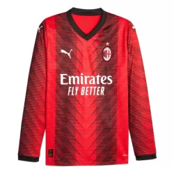 Camisola Manga Comprida AC Milan Homem Equipamento 1ª 2023/24 Camisola Manga Comprida AC Milan Homem Equipamento 1ª 2023/24