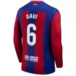 Camisola Manga Comprida FC Barcelona Gavi 6 Homem Equipamento 1ª 2023/24