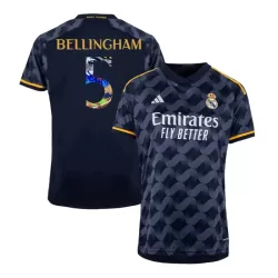 Camisola Real Madrid Bellingham 5 Homem Equipamento 2ª 2023/24