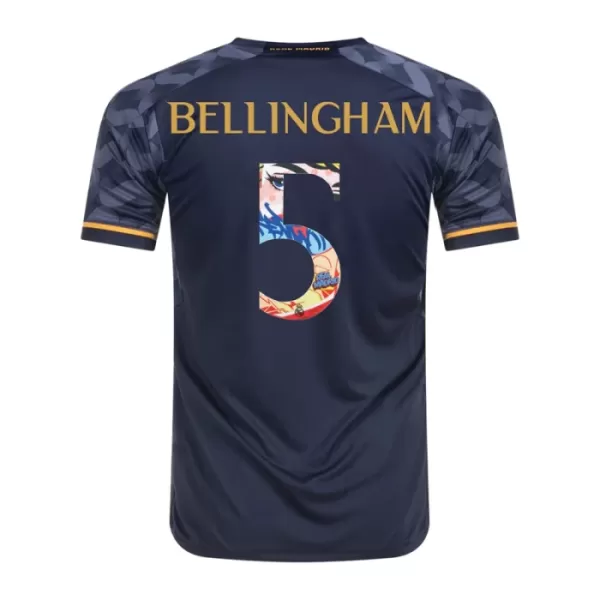 Camisola Real Madrid Bellingham 5 Homem Equipamento 2ª 2023/24