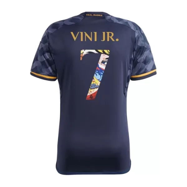 Camisola Real Madrid Vini JR 7 Homem Equipamento 2ª 2023/24