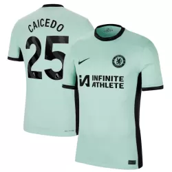 Camisola Chelsea Caicedo 25 Homem Equipamento 3ª 2023/24 Camisola Chelsea Caicedo 25 Homem Equipamento 3ª 2023/24