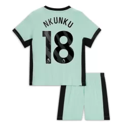Camisola Chelsea Nkunku 18 Criança Equipamento 3ª 2023/24 Camisola Chelsea Nkunku 18 Criança Equipamento 3ª 2023/24