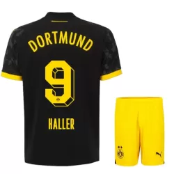 Camisola Borussia Dortmund Haller 9 Criança Equipamento 2ª 2023/24 Camisola Borussia Dortmund Haller 9 Criança Equipamento 2ª 2023/24